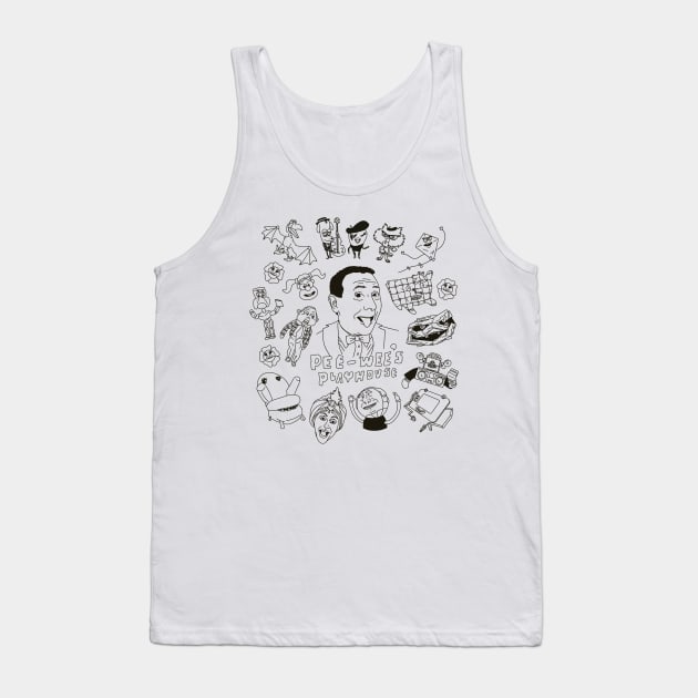 Pee-Wee’s Playhouse Tank Top by Psychic Lemonade